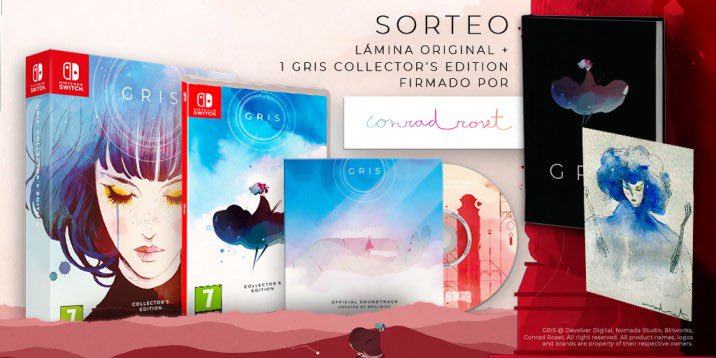 ConradRoset's tweet image. ⚠️ SORTEO ⚠️

Una copia del juego firmada y esta obra original

✅ Sigueme, también a:
@MeridiemGames @nomadastudiobcn
✅ Dale retweet
🗣️ Comenta con #GrisCollectorsEdition describiendo con una sola palabra el juego...

⏰ Hasta 26/10
*solo para España