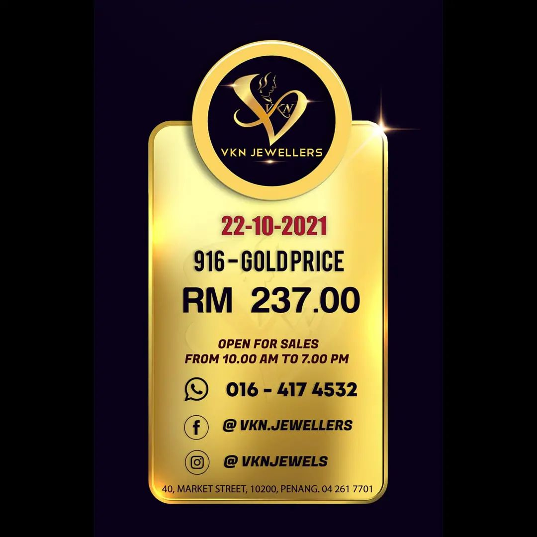 916 gold price malaysia 2021