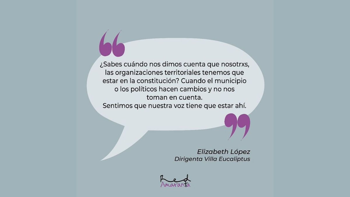 amaranta_red's tweet photo. Veamos este proceso como una oportunidad de cambios significativos en el cómo hacemos política desde los territorios ✊ https://t.co/5d8KCpYudY