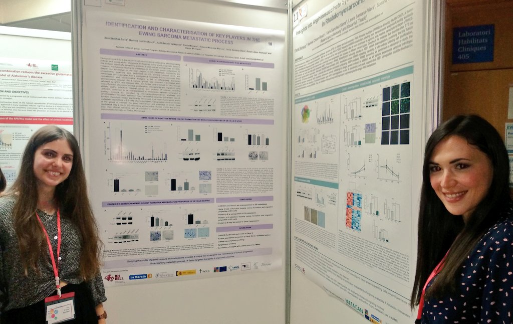 Avui la <a href="/Sara_Sanchez3/">S AS</a> i la @Paola__Monaco del <a href="/SRGIDIBELL/">Sarcomas IDIBELL</a> han presentat resultats dels seus projectes de doctorat al #phdday2021 de l'<a href="/idibell_cat/">IDIBELL</a> 🙌🙌