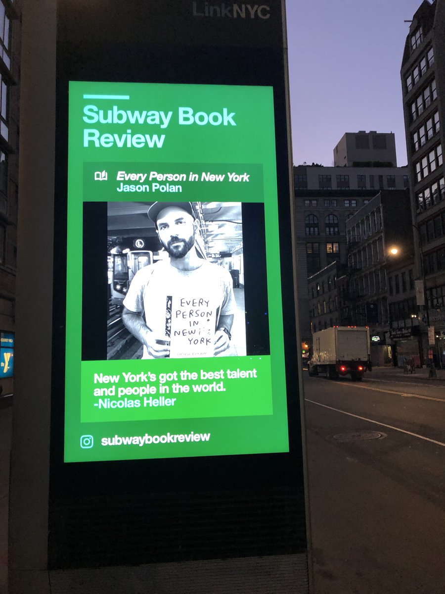 thedailyheller's tweet photo. #JasonPolan & #newyorknico & #subwaybookreview https://t.co/rVn1hRrwwy