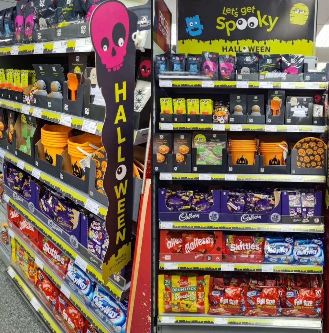 🎃👻🎃🧛‍♂️🎃🧟‍♀️🎃🧙‍♀️🎃

B👀!

Things are starting to get spooky 👻

Plenty Halloween treats now available in store!