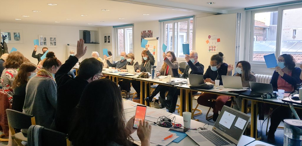 Cnajep's tweet photo. Et HOP adoption des feuilles de route 2022 
#europe #International #educationpopulaire #politiquejeunesse #animationterritoriale https://t.co/EQrcWTfjqZ