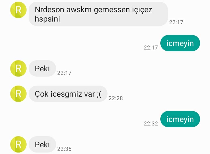 ev arkadasimla max konusmamiz