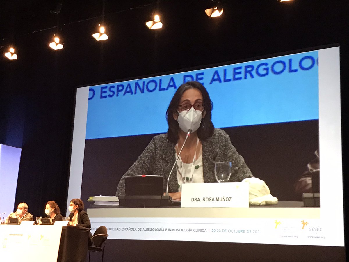 La Dra. Muñoz <a href="/marquesita77/">Rosa Muñoz</a> comentando la importancia de investigación y promoviendo la solicitud de #becasSEAIC #SEAIC2021 <a href="/CAJMIR_SEAIC/">CAJMIR</a> <a href="/IrceLtp/">LTP_team_IRCE</a> <a href="/AlergiaClinic/">Alergologia_Clinic</a> <a href="/SEAIC_Alergia/">SEAIC</a>