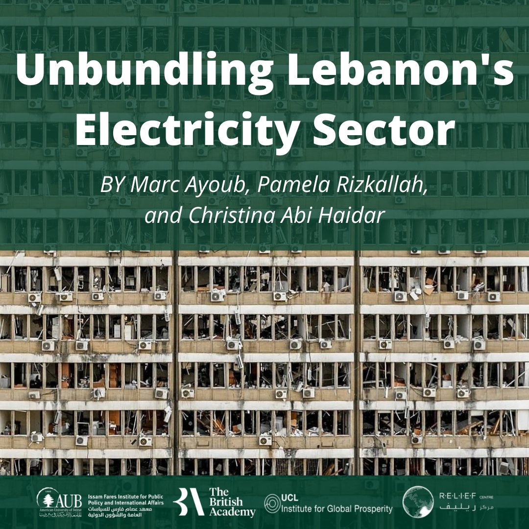 ifi_aub's tweet photo. We have heard about the #electricity law 462/2002. What does this law entail? &amp; what are its main components? What is the history of #EDL? And how does it operate?
This paper by @Marc_Ayoub, @ah_christina, &amp; Pamela Rizkallah answers these questions &amp;more👇
https://t.co/LCvCF5JvWu https://t.co/isXSoPSX3G