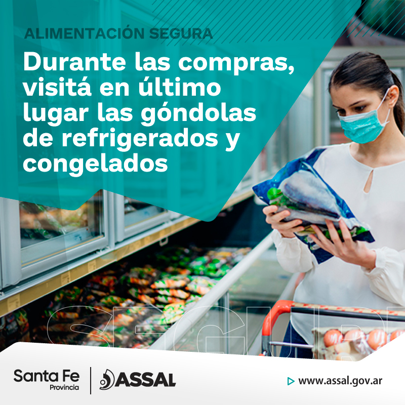 ASSAlSantafe's tweet photo. #AlimentaciónSegura Empiezan los días de calor 🥵 y las altas temperaturas 🌡. Por eso, cuando vayas al súper 🛒, primero elegí los productos que no necesitan frío o que no sean alimentos; luego los alimentos refrigerados ❄️ como carnes 🍖 o yogures 🧃; y, por último, los (sigue) https://t.co/112rIP03xa