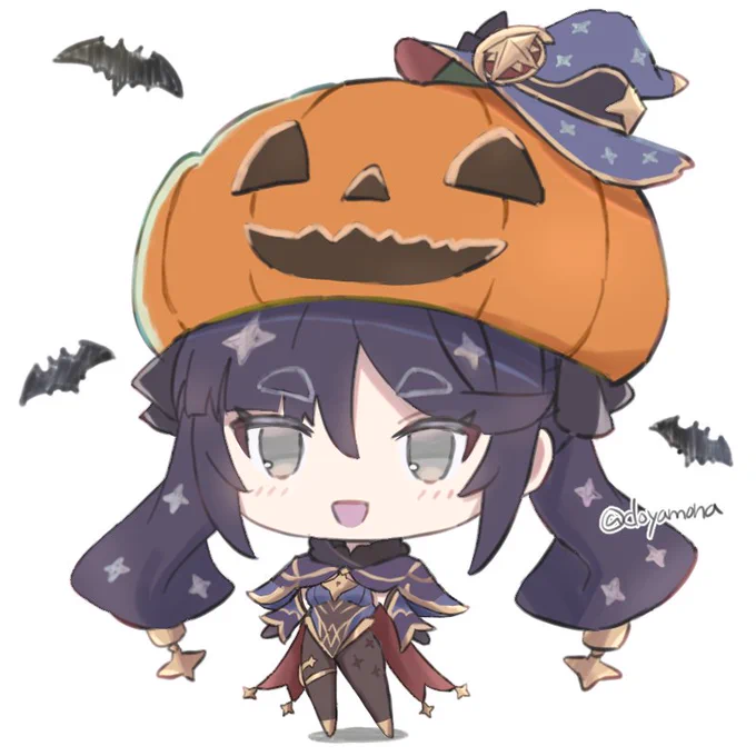 #原神 #モナ #Mona #Halloween #GenshinImpact #FANART #MonaMegistus
かぼモナちゃん🎃 