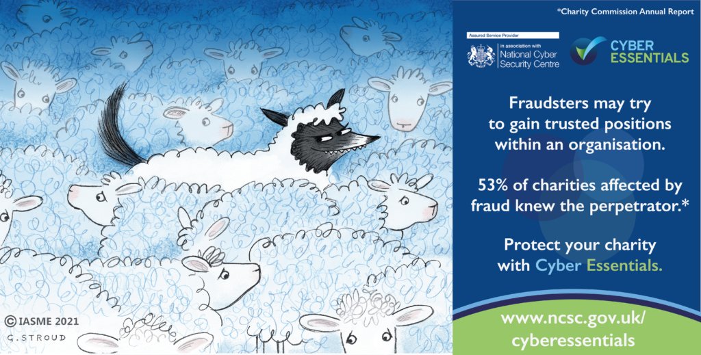 Fraudsters may try to gain trusted positions within an organisation.

According to the <a href="/ChtyCommission/">Charity Commission</a> Annual Report, 53% of #charities affected by #fraud knew the perpetrator.

Learn how to #StopCharityFraud by reading our blog on the insider threat. ow.ly/g6cy50GvYxp
