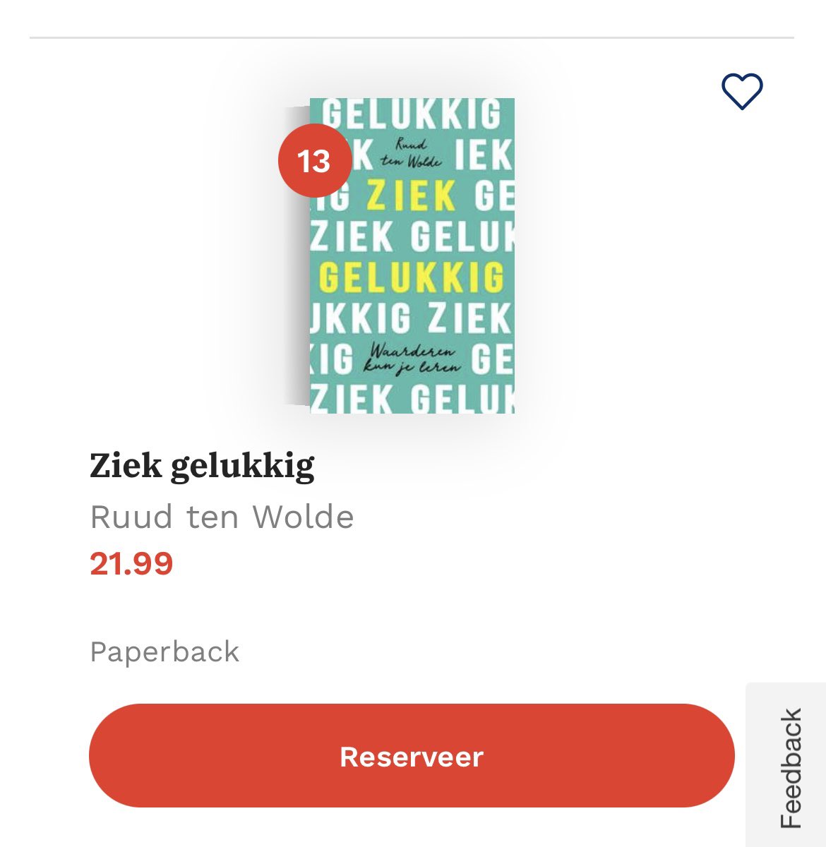 Tjonge. Nummer 13. 🌟✨🤍

bruna.nl/boekentop100
