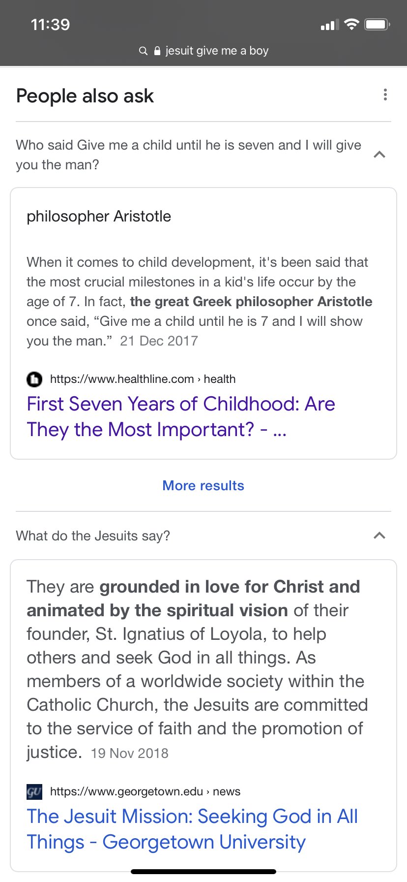First Seven Years of Childhood: Are They the Most Important?