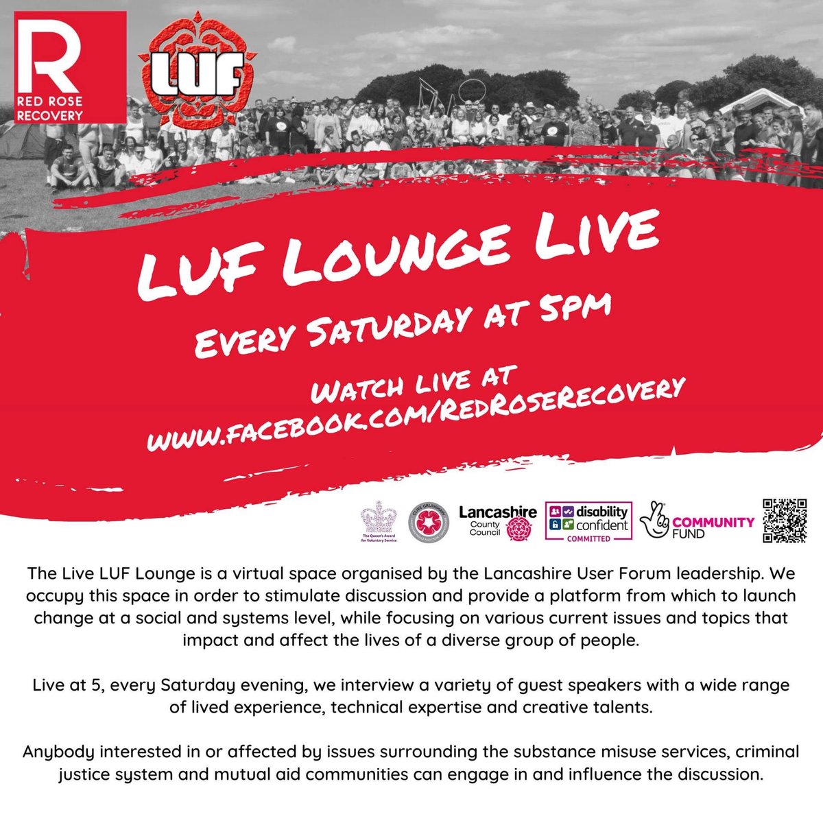 RRR_LUF's tweet photo. 📌 This Saturday, #live at 5, we have an amazing line up for this weeks Live LUF Lounge, with the theme of COMMUNITY https://t.co/6q1jKQOkPk