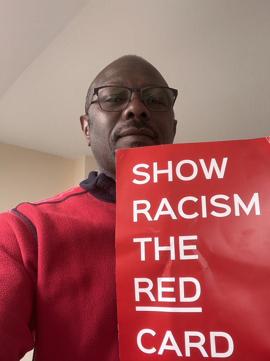 I’m supporting ⁦<a href="/SRTRC_England/">Show Racism the Red Card</a>⁩ #WRD21