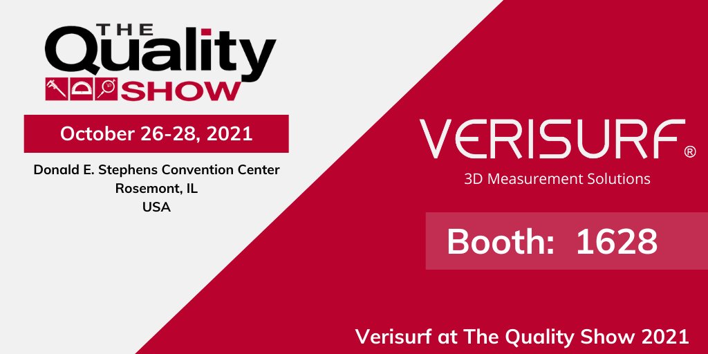 verisurf's tweet image. The Quality Show 2021 is next week so please drop by to see non-contact inspection using portable scan arms, CMM programming, STL mesh 3D-print prep, ballooned dwg inspection. zcu.io/cbMy #cmmsoftware #3dscanning #qualitycontrol #QualityShow #metrology