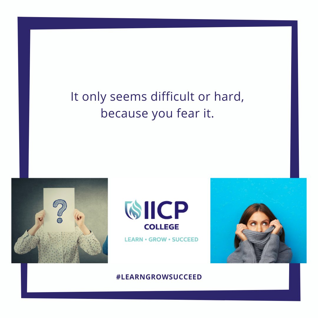 IICP_Education's tweet photo. Some tasks only seem difficult because you fear them. Others seem impossible because they're particularly hard. Either way, the point of a challenge is to conquer it and grow.

#psychotherapy #counselling #learngrowsucceed #iicpcourses #counsellingcourses #psychotherapycourses https://t.co/gwzNSwnecs