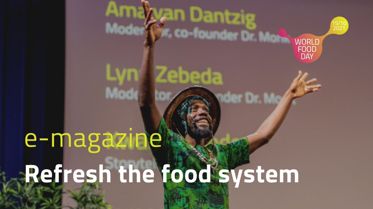 nfp_sdg2's tweet photo. Following a hugely inspirational #WorldFoodDay 2021 event, we're delighted to present our e-magazine.
For a detailed reflection and look back on all of the days proceedings, we invite you to download the e-magazine below β¬οΈ
https://t.co/mcQ18XE7PJ
#RefreshTheFoodSystem π©βπΎ https://t.co/JnwUfv0ODK