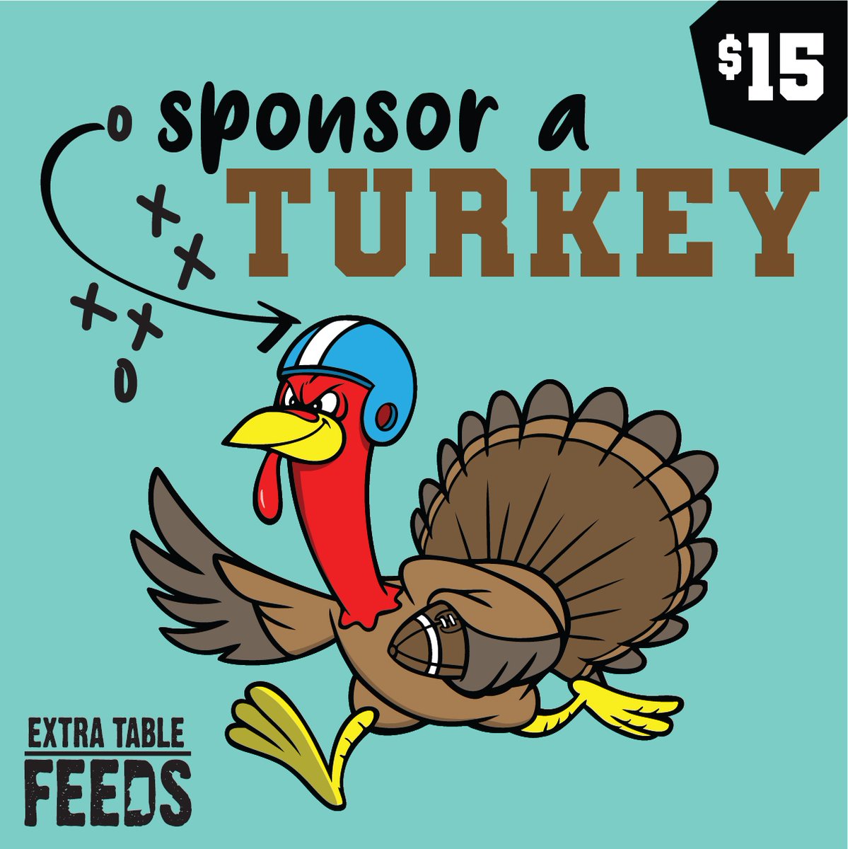 ExtraTable's tweet photo. Extra Table is working diligently to secure TURKEYS for those who are less fortunate in time for Thanksgiving. One turkey is $15. Venmo @ExtraTable or Visit https://t.co/UuBNhPrXMs & put TURKEY in memo line.
#ExtraTable #TackleHunger #Football #WeFightHungerDifferently #Turkey https://t.co/oqBDlV7U8f