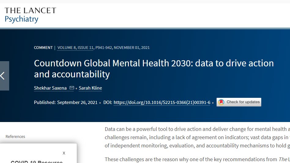Countdown Global Mental Health 2030: data to drive action and accountability

thelancet.com/journals/lanps…