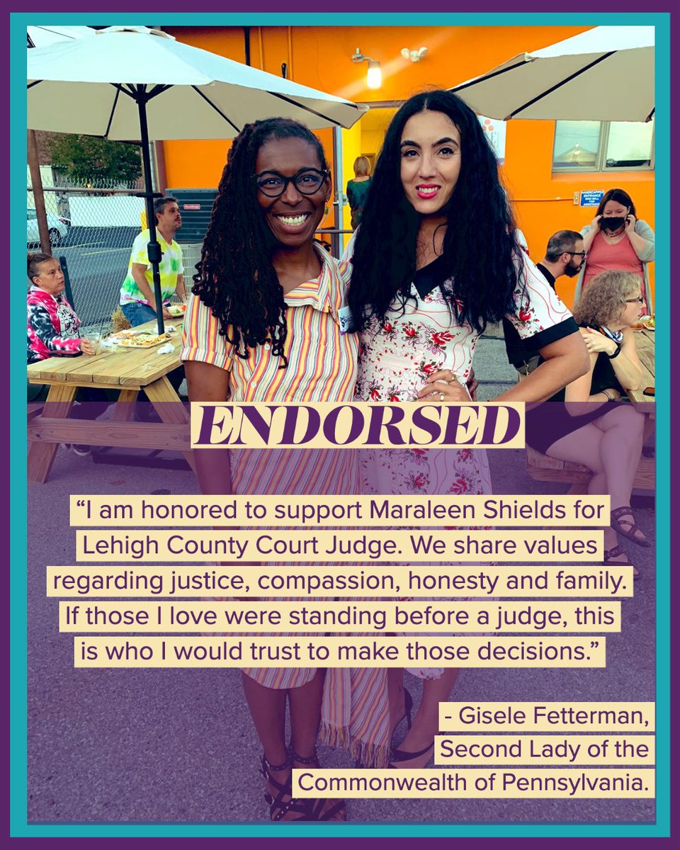 Shields4LCJudge's tweet photo. From one 15104 girl to another.

@giselefetterman #ShieldsforLCJudge #Shields4LCJudge #LehighCounty #LehighValley #Allentown #Bethlehem #Emmaus #Whitehall #LehighCountyPA  #LehighValleyPA #RepresentationMatters #ElectBlackWomen #courtofcommonpleas #braddockpa https://t.co/Pk2AuET9od