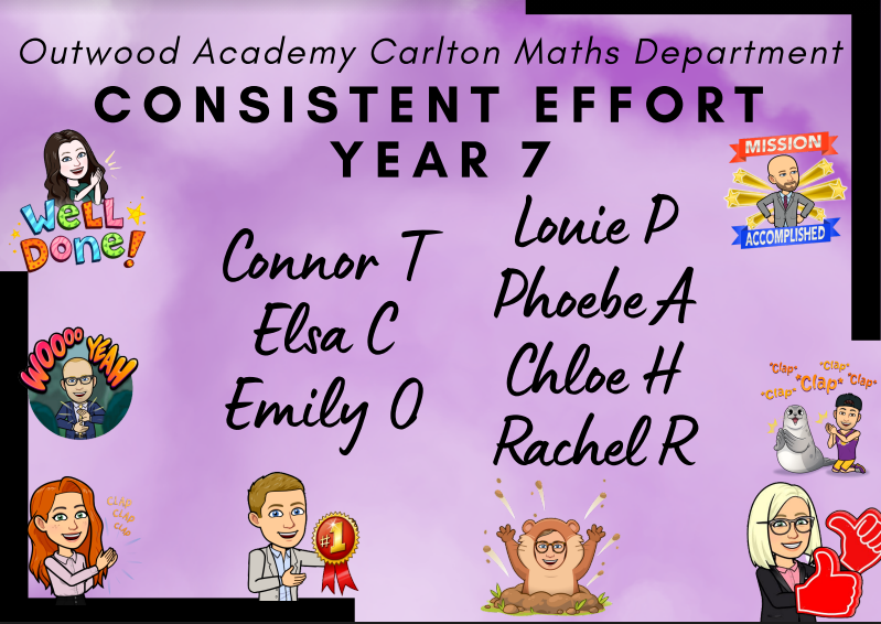 OACarlton's tweet photo. The Maths department have nominated their 'consistent effort' students who always give 100% in their maths lessons and with their homework. #Proud @OACarlton https://t.co/HDAHytUYj1