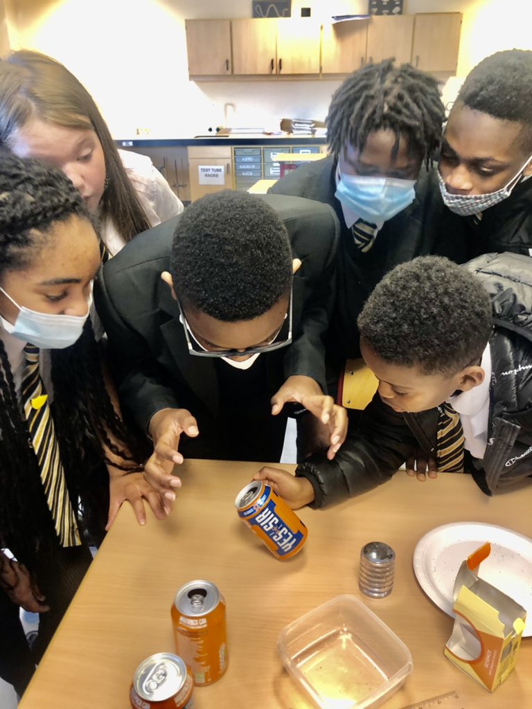 STAScience1's tweet photo. S1 Science Club is back! Today we were learning about centre of gravity with some really cool tricks! #itsnotmagicitsscience @StThomasAqSec @MrQuinn_STA @STEMglasgow https://t.co/B05QjdSkum