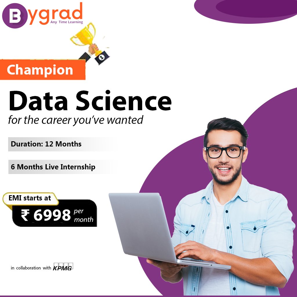 BygradOfficial's tweet photo. Data Science is not just a trend, It is the future of jobs!
Apply now: https://t.co/nxsOWE7xtx
1) Enroll for Online Data Science Course
2) Guaranteed Placements
3) Get PGP Certification
4) 6 Month Live Internship
#bygrad #datascience #datascientist #guranteedplacements #KPMG https://t.co/ZgUw6052JK