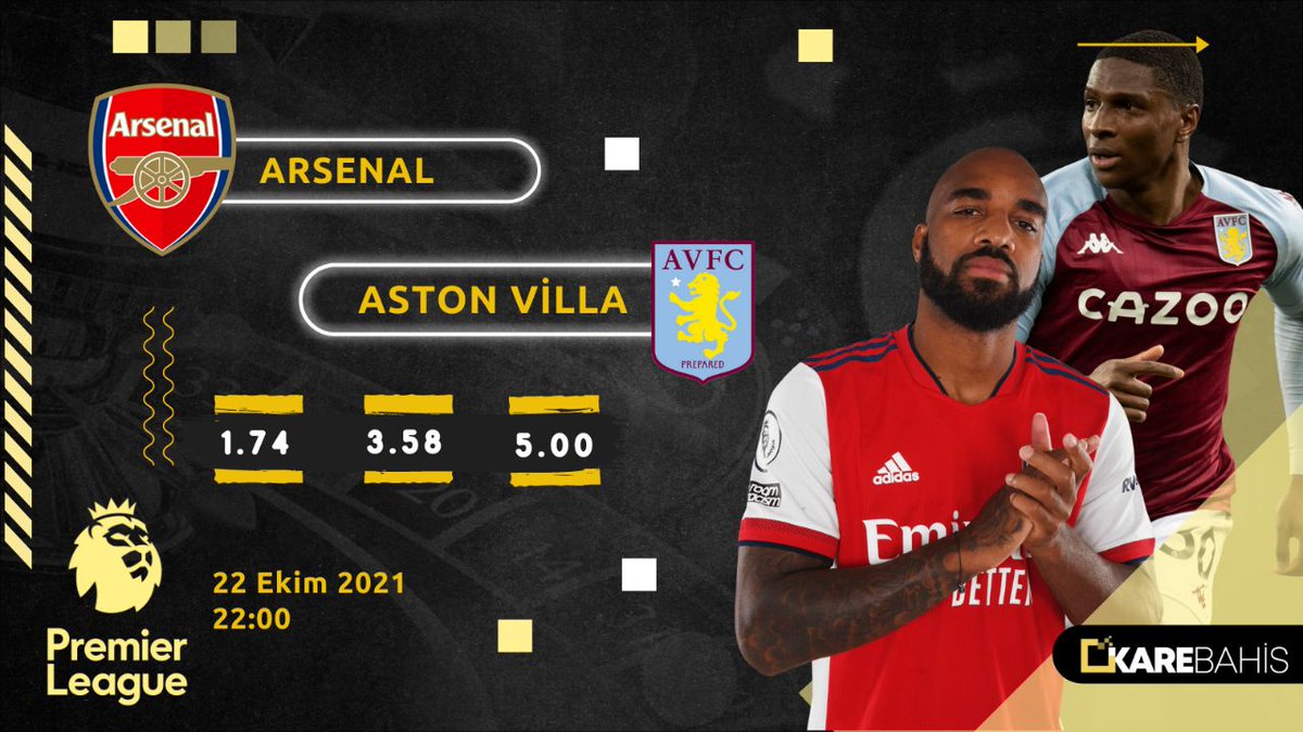 ⚽ Premier Lig'de bu akşam Arsenal, Aston Villa'yı konuk ediyor! 🔥

✅ Karebahis'te en yüksek oranlarla bu heyecana sen de ortak ol! 

📲 karebahis136.com
