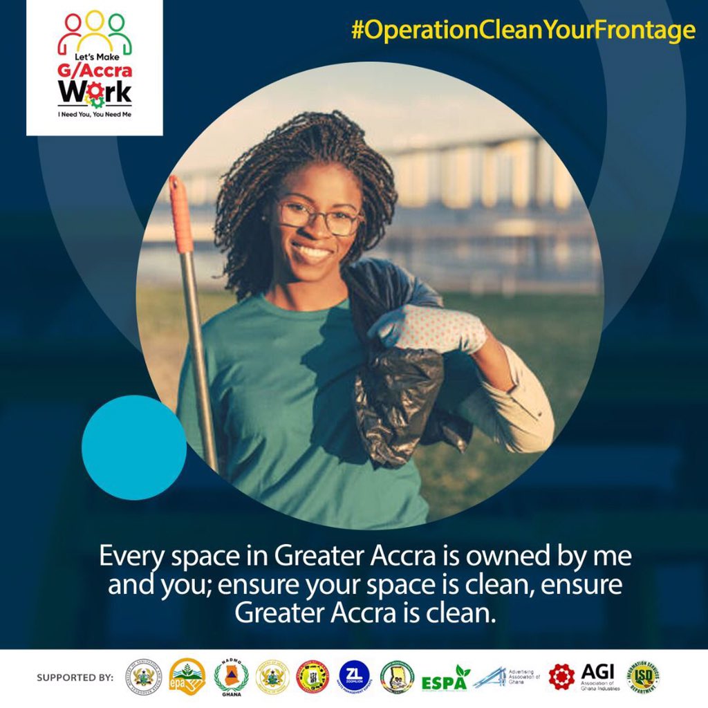 NanaAmaYeboaa1's tweet photo. Leave nothing but your footprints 👣  
Take your litter home! 

 #NOLittering #TakeItHome #lovewhereyoulive
#GetABin from @ZoomlionLtd
#OperationCleanYourFrontageNow https://t.co/3RV99ToCy0