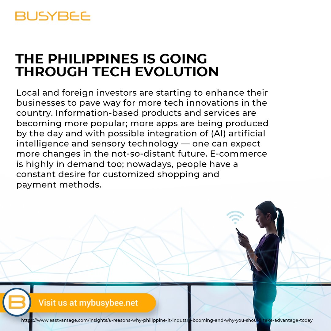 mybusybeeph's tweet photo. In an article published by https://t.co/4pqR7Q52ik Digital, projection on transformation of local businesses could create up to P5 trillion in annual economic value by 2030.

For inquiries on Information Systems and Digital Platforms, send us a message!

#BUSYBEE #Cybersecurity https://t.co/5YvN0O2JuK