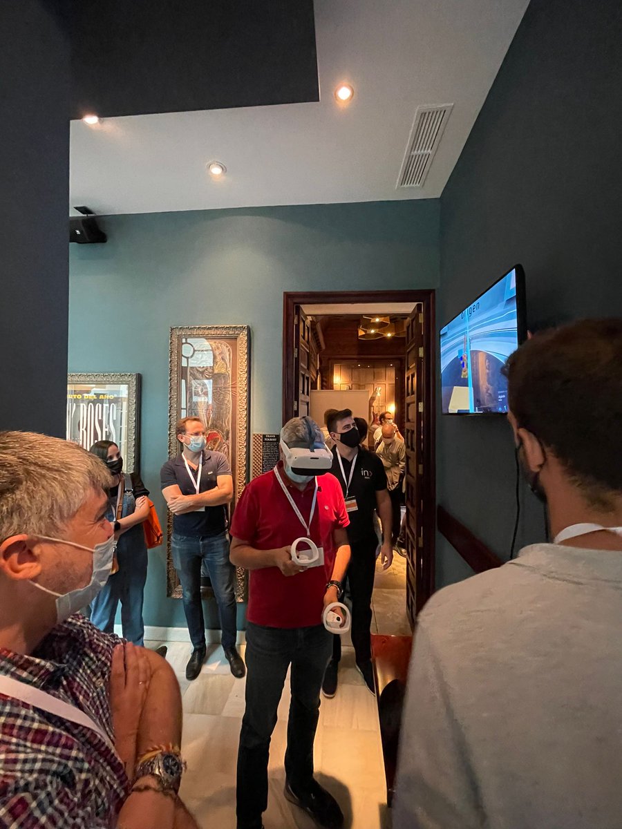 InvelonTech's tweet photo. ¡La presentación de #AuroraVR ha sido todo un éxito! 🎉
Muchos de vosotros habéis podido probar nuestro software Aurora VR, con el que inspeccionar y validar proyectos 3D de ingeniería en #RealidadVirtual.
Gracias a @ORIGENCADCAMCAE por la oportunidad. 👏 https://t.co/i3xGGeA2zA
