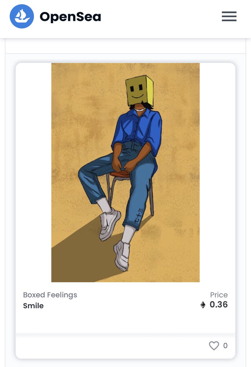 ayocandraw's tweet photo. I just listed the first piece of my Boxed Feelings collection on @opensea… a simple retweet will go a long way, thank you. #NFT #nftcreator #NFTCommunity               

https://t.co/kcSRj2QaYZ https://t.co/3mIQPHzGDn