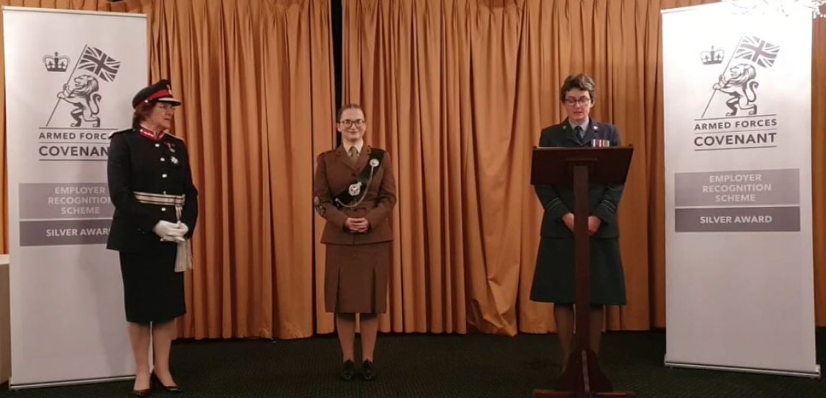 A_Coy_WiltsACF's tweet photo. Congratulations to Cdt RSM Giles who was invested as HM Lord Lieutenant of Wiltshire’s Cadet last night, during The Wessex RFCA Ceremony. Well done and enjoy the next 12 months.
@WRFCA
 
@WiltsACF https://t.co/0J2PtenRGM