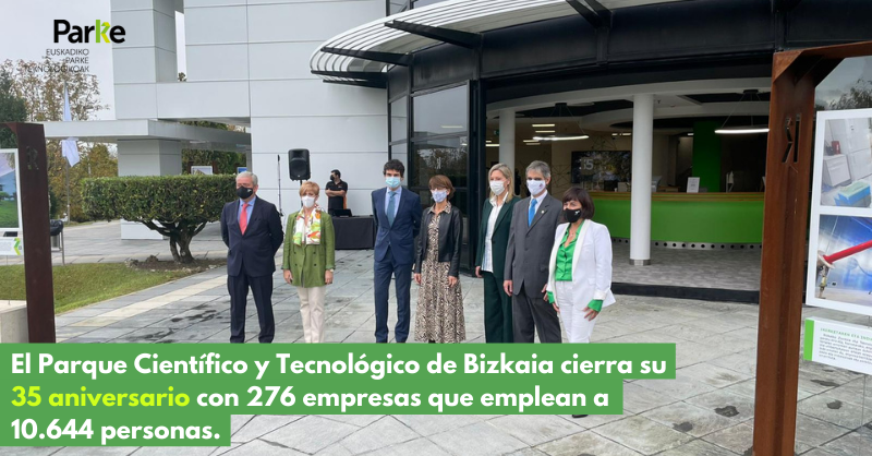 ParkeEuskadi's tweet photo. 🟢 Hoy ha tenido lugar la conmemoración del 35 aniversario del PCTB, donde participan la Sailburu Arantxa Tapia, Esther Hernáez, Unai Rementeria y Ana Otaduy.

🎥 El video del evento 👉 https://t.co/DHmB1uz1p5

#LosParquesAportan https://t.co/AVHUNPymOB