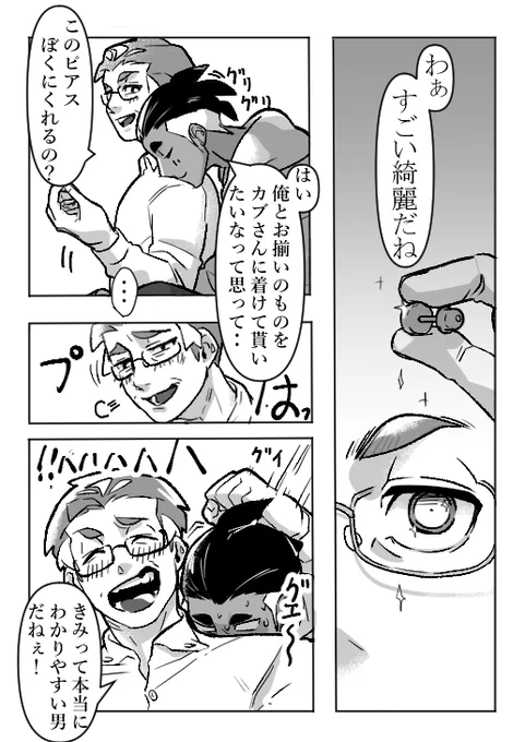 ピアス(せっかちなので1ページ完成したら投稿します) 