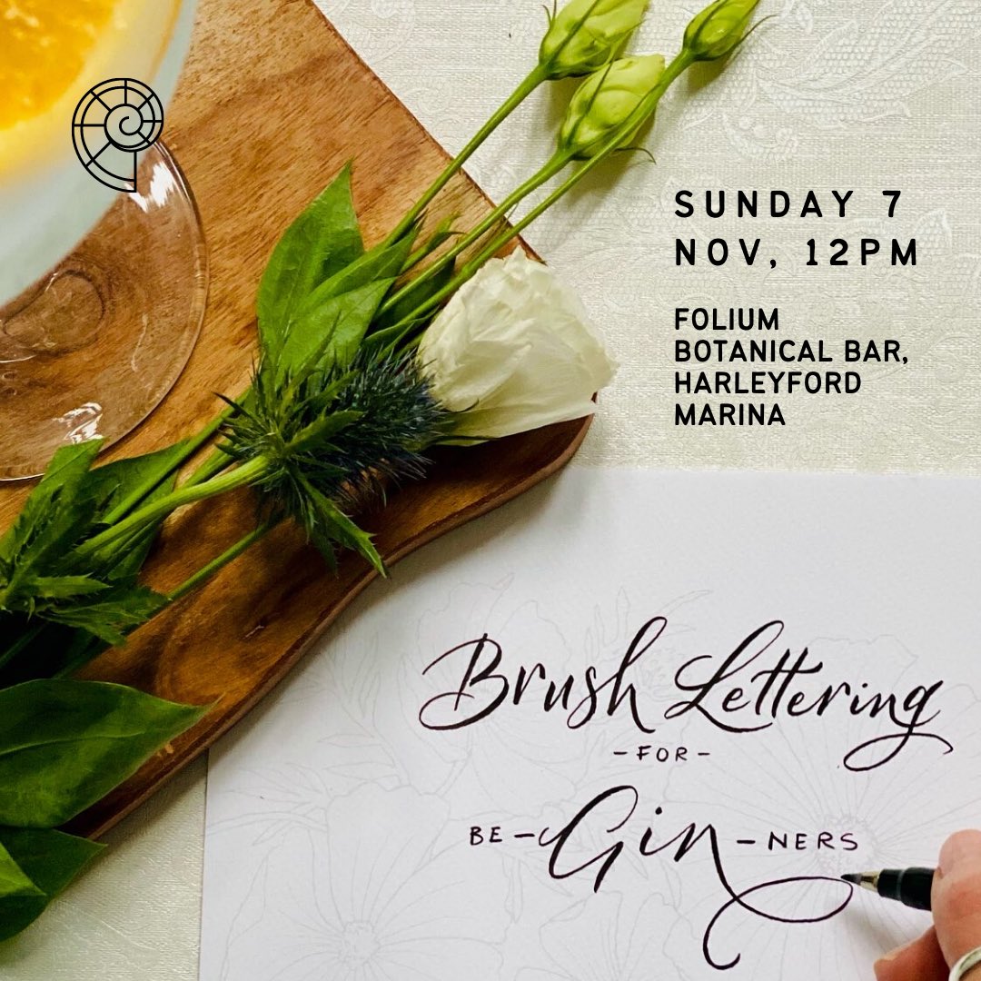 MintLettering's tweet photo. * Early Bird Offer *

Book by 24th October for my Brush Lettering &amp; gin experience workshop in November and receive a personalised gin glass on the day (worth £16).

Visit the site to book a place

https://t.co/BrTnfMakmj https://t.co/ET64ZTXbWX