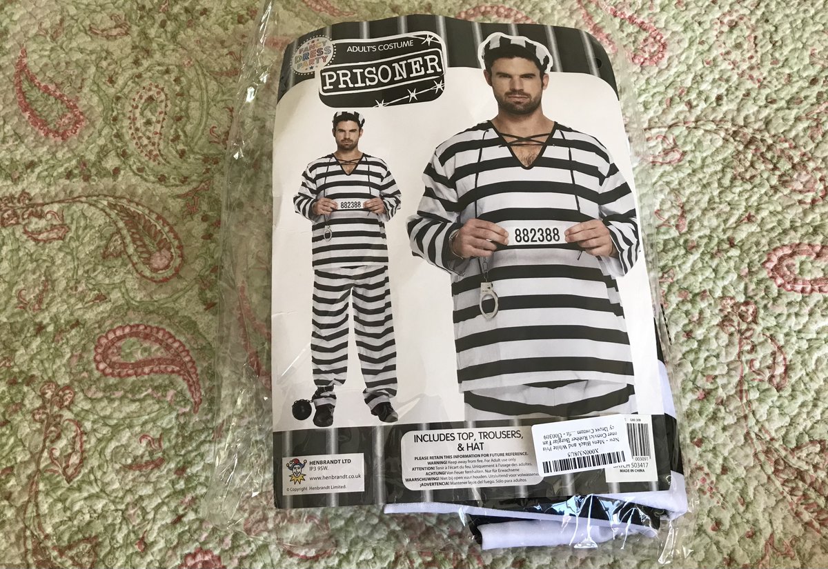 A fetching outfit purchased for <a href="/BenedictBurke/">Benedict Burke</a> to wear for #CrawfordJailbreakChallenge! Who else has a wacky or fun challenge for Benedict? All to raise money for <a href="/InsuranceUAD/">Insurance United Against Dementia</a>. #RESTORE #IUADday bit.ly/3E4El11