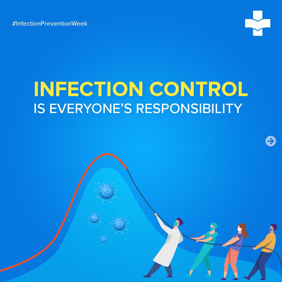 Medvarsity's tweet photo. Let’s make a joint effort to reduce the risk of transmission to health care providers, patients, residents and visitors.
Learn more about infection prevention: https://t.co/l6wSIOtQBw
#Medvarsity #InfectionPreventionWeek #MedicalEducation #CoursesForDoctors https://t.co/1E2U79nnn4