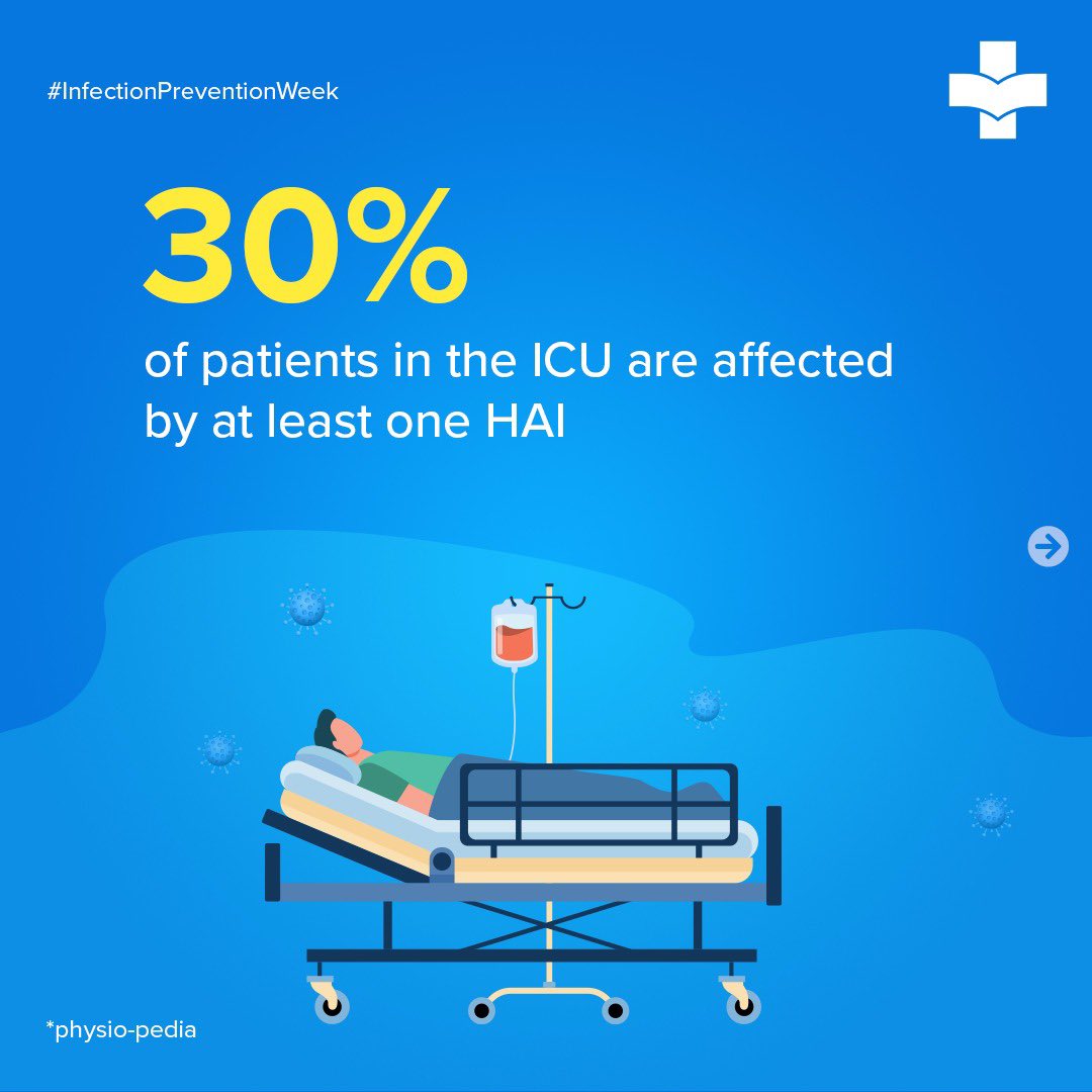 Medvarsity's tweet photo. Let’s make a joint effort to reduce the risk of transmission to health care providers, patients, residents and visitors.
Learn more about infection prevention: https://t.co/l6wSIOtQBw
#Medvarsity #InfectionPreventionWeek #MedicalEducation #CoursesForDoctors https://t.co/1E2U79nnn4