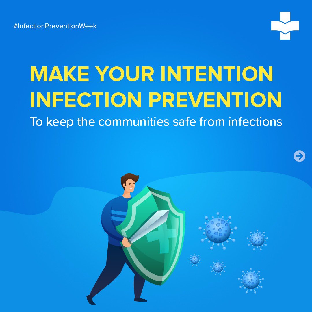 Medvarsity's tweet photo. Let’s make a joint effort to reduce the risk of transmission to health care providers, patients, residents and visitors.
Learn more about infection prevention: https://t.co/l6wSIOtQBw
#Medvarsity #InfectionPreventionWeek #MedicalEducation #CoursesForDoctors https://t.co/1E2U79nnn4