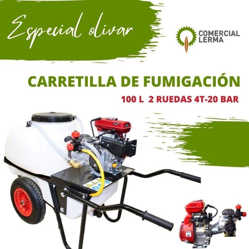 Este modelo de carretilla se está convirtiendo en uno de vuestros favoritos para fumigar y sulfatar, y es que su relación calidad precio es imbatible.

Encárgala desde nuestra web y recíbela gratis donde quieras.

👉 comerciallerma.com

#Maquinaria#Olivar #Jáen
