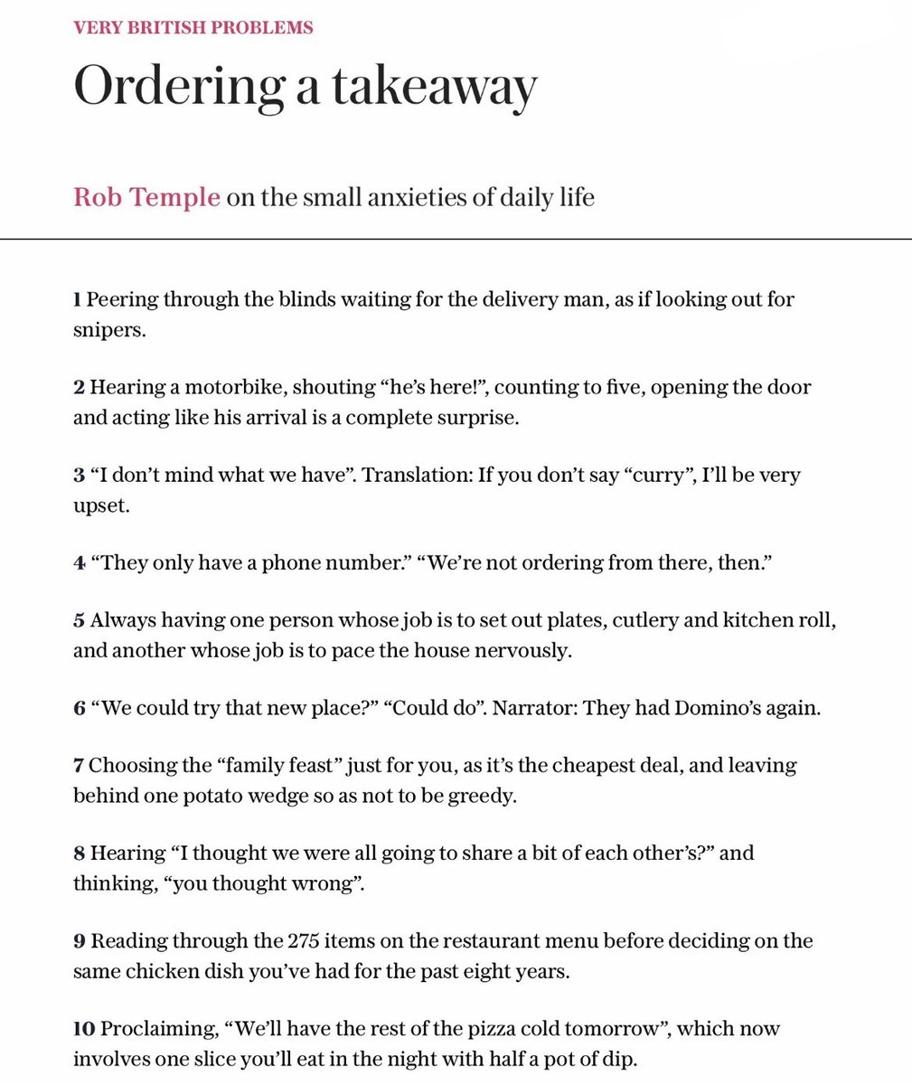 Very British Problems ordering a takeaway. 
(For more VBPs: amzn.to/3B3xWkP)