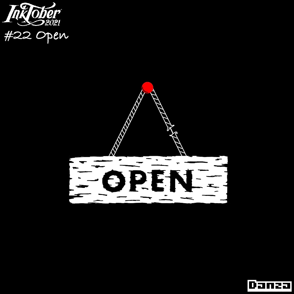 DanzaPix's tweet photo. Inktober #22 Open
#inktober #draw #ink #drawing #procreate #blackandwhite #digitalart #digitaldrawing #inktober2021open #open #door #pancarte #sign https://t.co/8fctg8wmqN