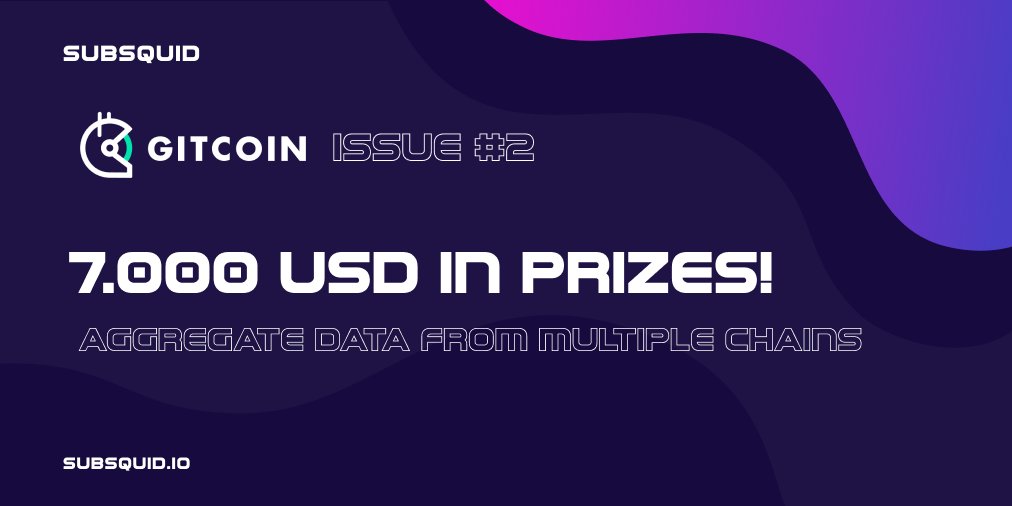 helloSQD's tweet photo. Our second #bounty challenge at the @gitcoin
 #DeFi  &amp; #crosschain Interoperability #Hackathon comes with a total of‼️7k ‼️in prizes to be split between the two top implementations! Cross-chain data aggregation ftw! 🚀View all details here https://t.co/x9siCu8PqA https://t.co/0LJv9nH3qw