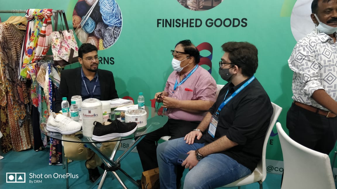 colossus_tex's tweet photo. Day 2 at Yarnex.
Visit our stall no. A5/6 from 10-19 hrs in Yarnex exhibition at #PragatiMaidan from 21st to 23rd of October, 2021.
#Yarnex #YarnExporter #Delhi #Colossustex #CTYarns #Textile #TextileIndustry https://t.co/SrKgR5lK10