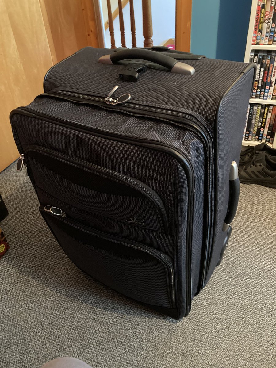 LatexBoy15's tweet photo. Suitcase full of latex clothing and few other bondage and kink items for a kink weekend with @Kinkymind6 #latex #bdsm #bondage #kinkweekend #latexweekend https://t.co/ZC7M5vOMV7