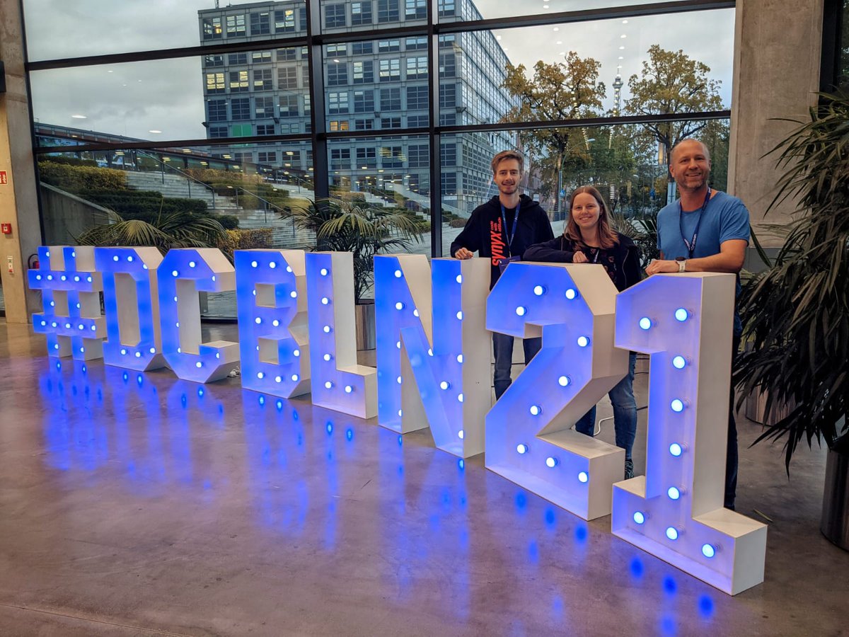 JulianHeetel's tweet photo. Spannende Talks und viele neue Eindrücke auf der Droidcon Berlin #dcbln21. Wir von @synyx_ka sind auch dabei! https://t.co/NPVupTXtj6