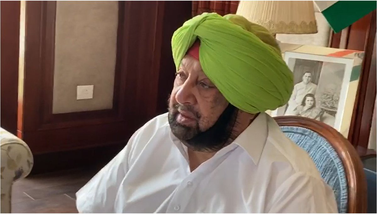 Raveen64's tweet photo. ‘So now you’re resorting to personal attacks @Sukhjinder_INC. One month after taking over this is all you have to show to the people. What happened to your tall promises on Bargari &amp; drugs cases? Punjab is still waiting for your promised action.’: @capt_amarinder 1/3 https://t.co/H5mwSRQb0W