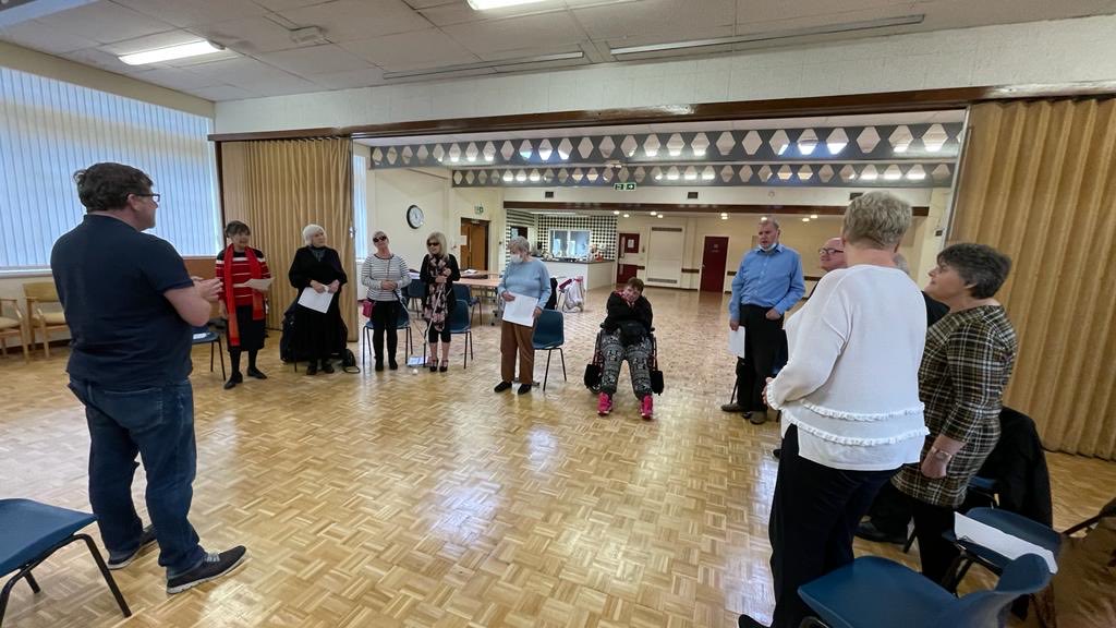 Made up to host and welcome Liverpool Inspirational Voices to our Hub… brilliant harmonies!