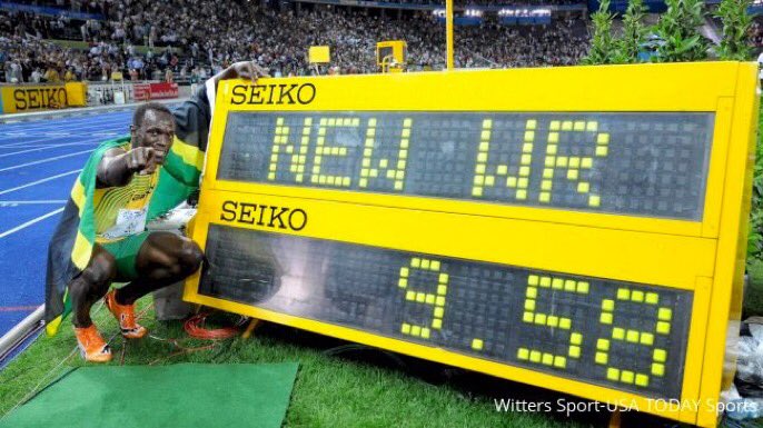 100 метров за 5 секунд. Усейн болт 9.58 майка. Усейн болт 100 метров мировой рекорд. Usain Bolt 2008. Усейн болт бег 100 метров.
