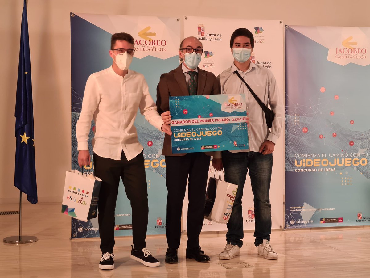 patrimoniojcyl's tweet photo. Ya hay ganador del concurso ‘Comienza el Camino con tu videojuego’, convocado por la @jcyl en colaboración con @PC_UVa, para implicar a los jóvenes en el #Jacobeo. 

Gana el proyecto ‘La Compostela’ entre 15 candidaturas. ¡Felicidades!
https://t.co/1WNlQxab7y @CaminoCyL https://t.co/6XVFVgenCn